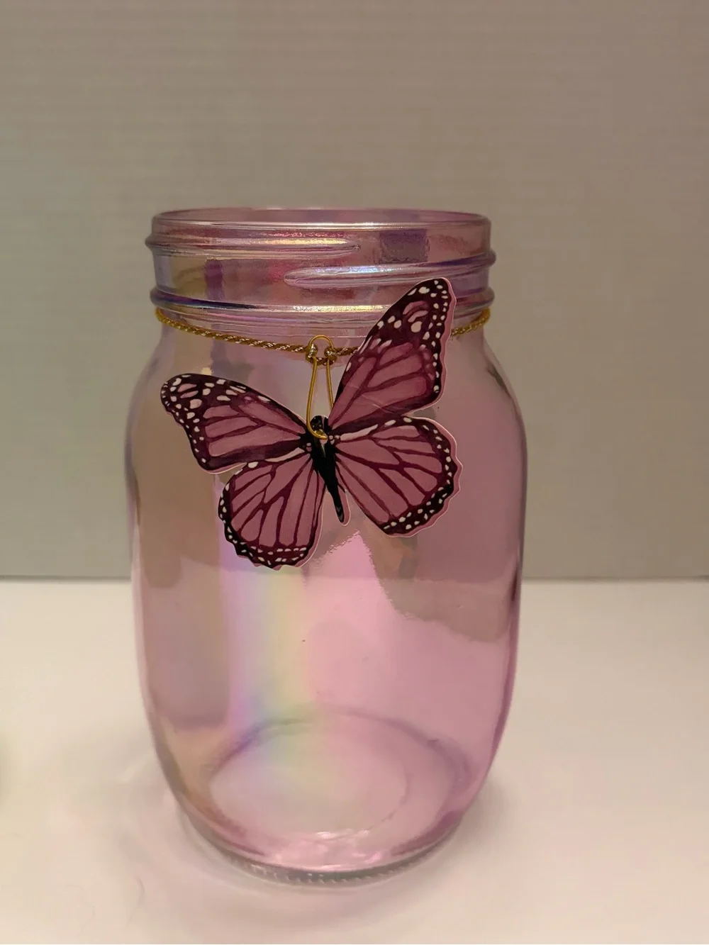 Charming Pastel Mason Jar Trio - Spring & Boho Home Decor Set